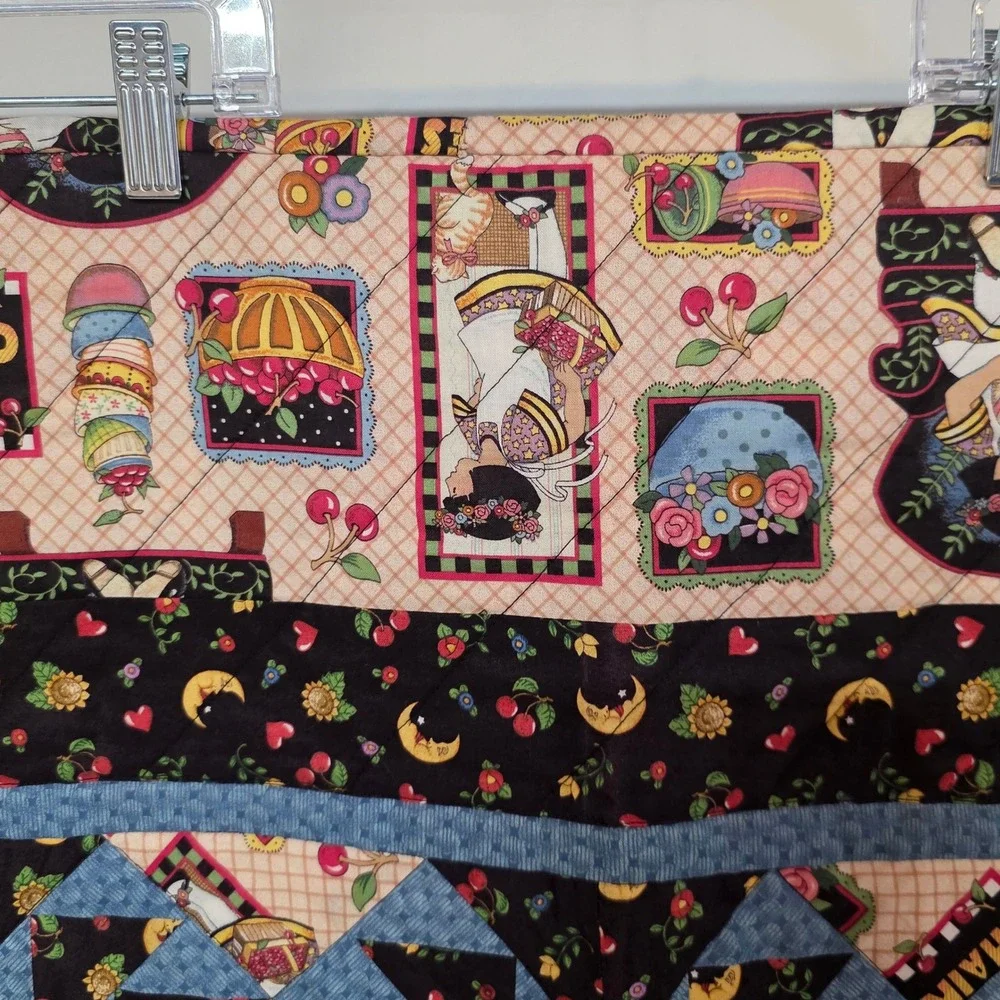 Mary Engelbreit Life is Just a Chair of Bowlies Wall Hanging Folk Art 34.5x34